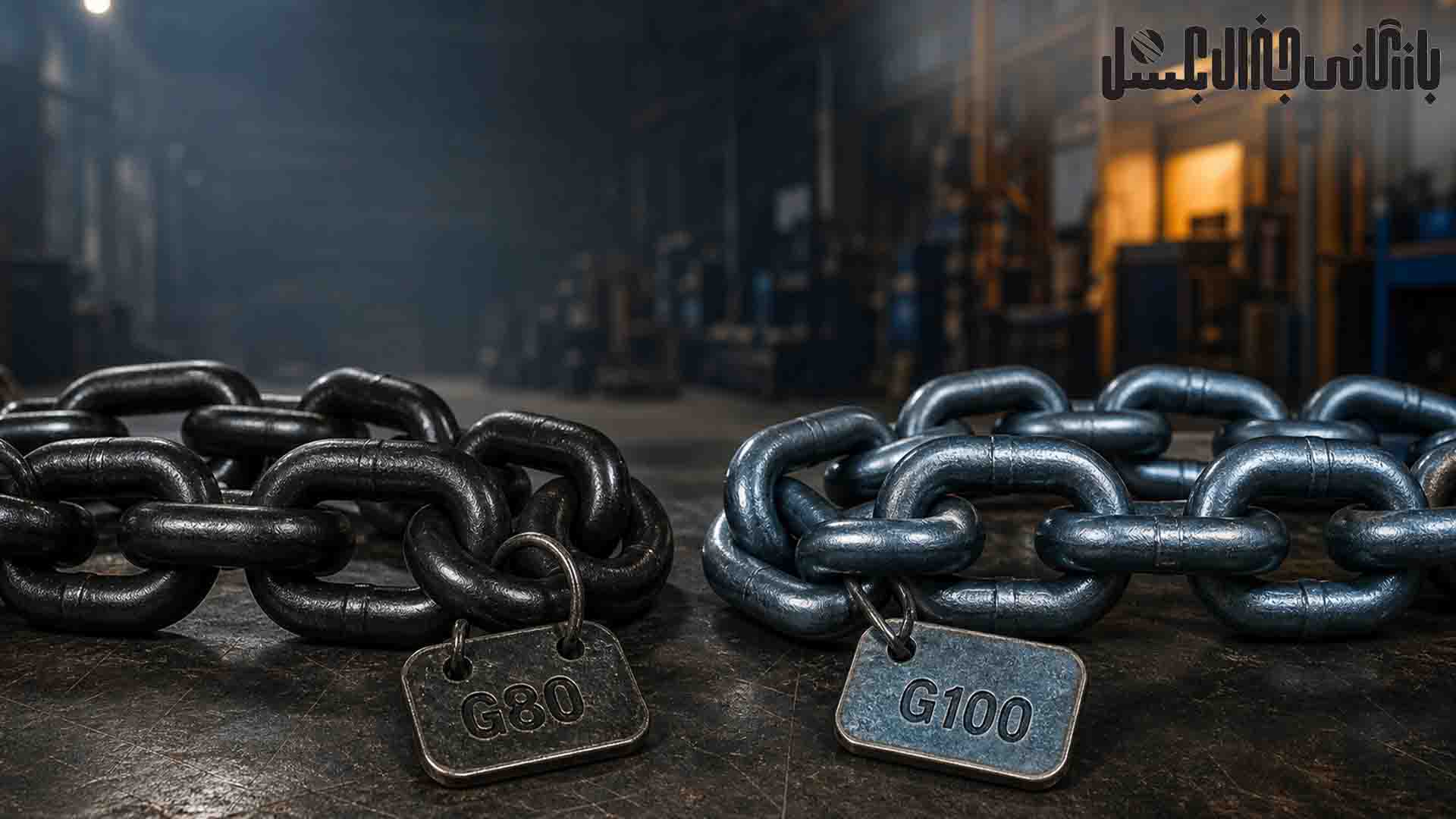زنجیر باربری گرید ۸۰ در مقابل گرید 100